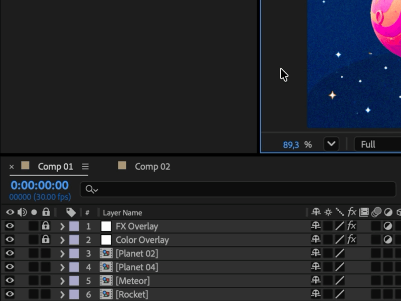 Faux Lock automatically switching layer lock state between Timeline and viewport selection